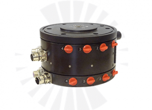 Combination of Slip Ring and Rotary Union ROTOKOMBI for automation