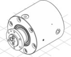 rotary union with fixed attachment via flange connection