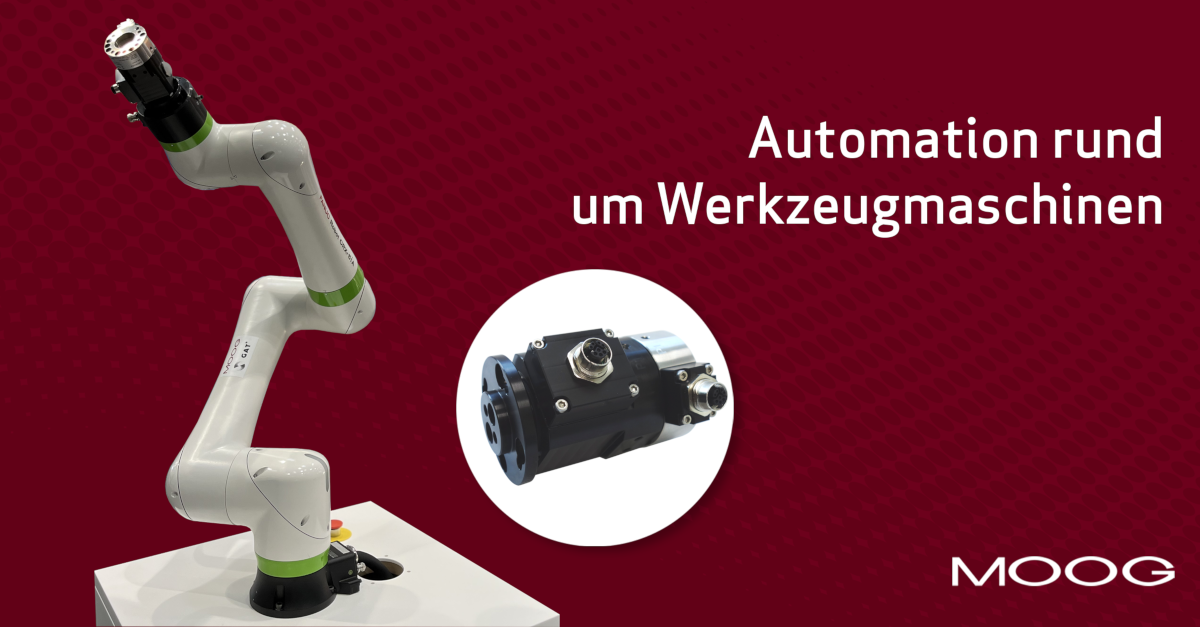 Roboterarm mit montierter Moog GAT ROTOKOMBI