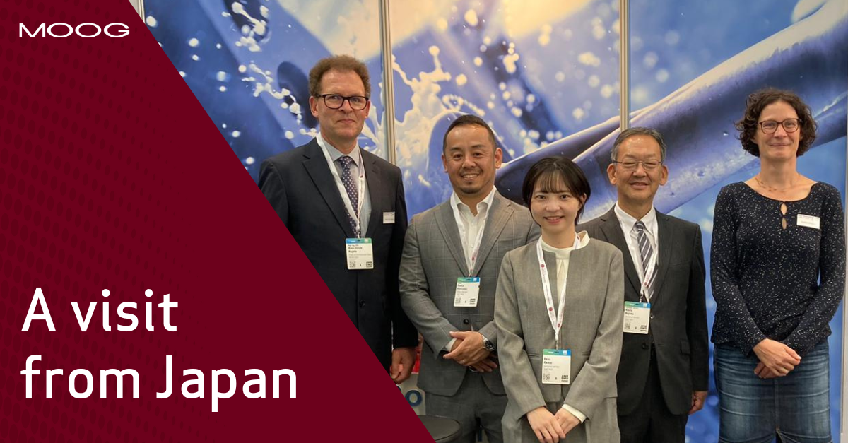 Moog GAT staff with japanese Team of Distributor STI