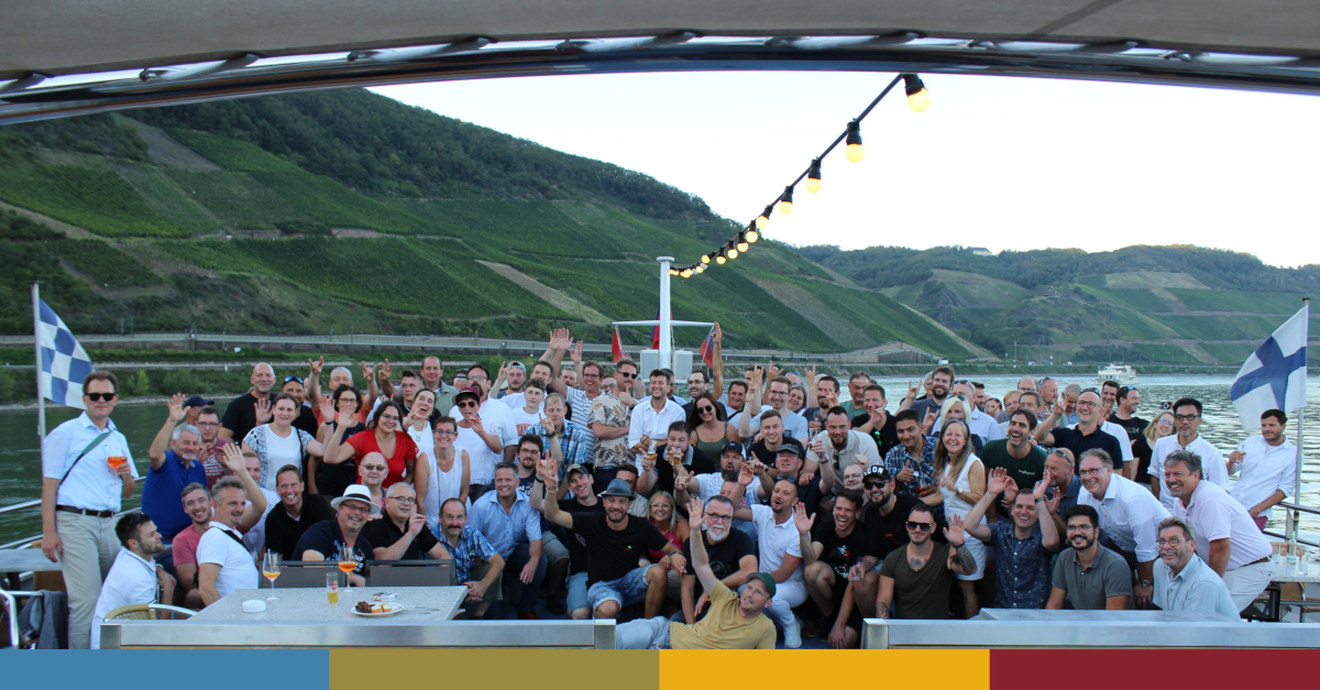 Belegschaft von Moog GAT und Moog Rekofa beim gemeinsamen Sommerfest