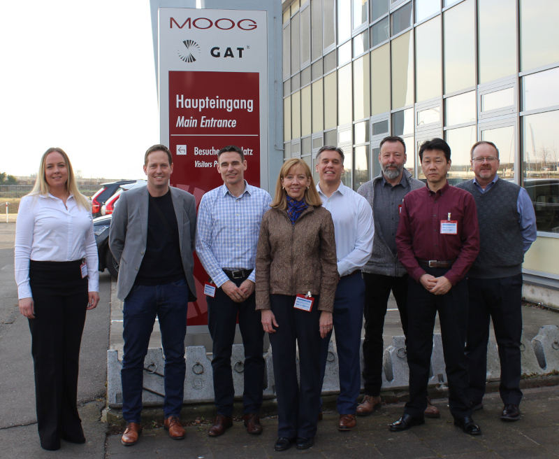 Moog Industrial Slipring & Marine Group Leadership Team zu Gast bei Moog GAT