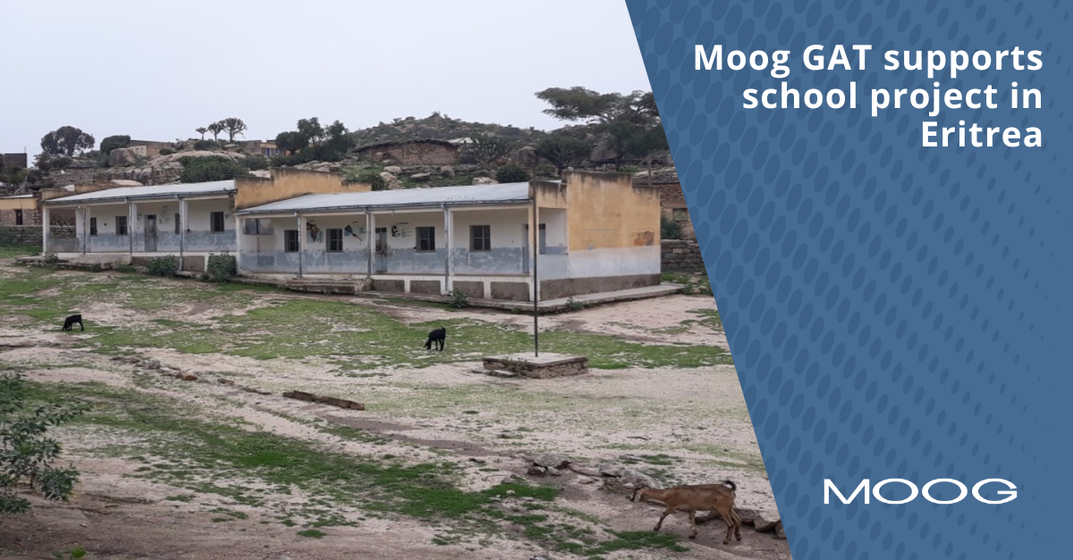 Schoolyard of Erdi-School in Melezanay, Eritrea