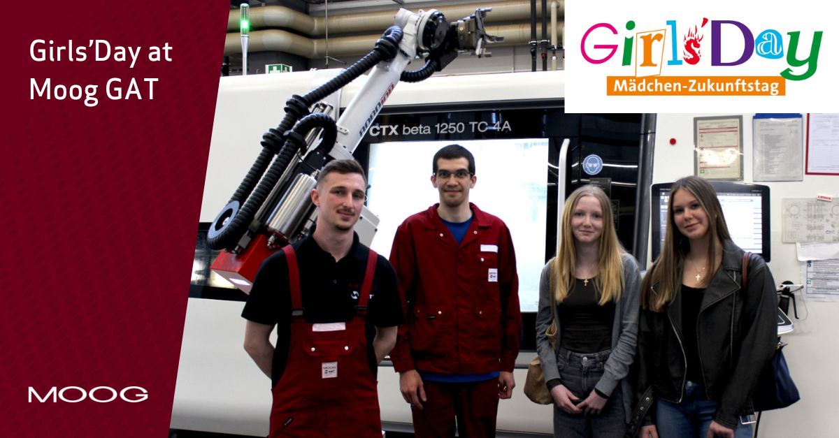 Visit to Moog GAT on Girls'Day 2025