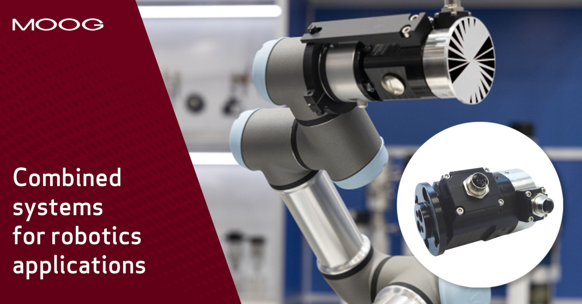 Robotic arm with Moog GAT Rotokombi