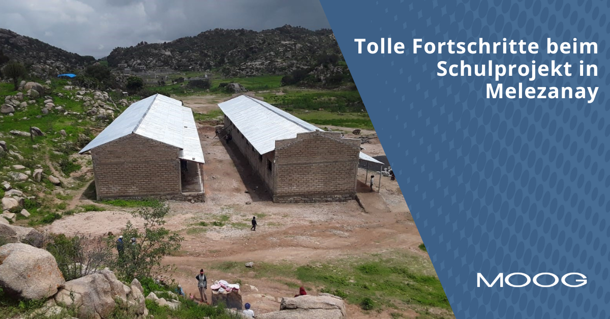 Neu errichtete Schulgebäude der Erdi-Schule in Melezanay