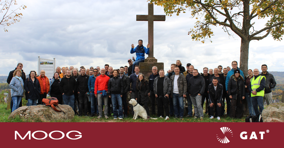 The Moog GAT team on their autumn hike in 2025