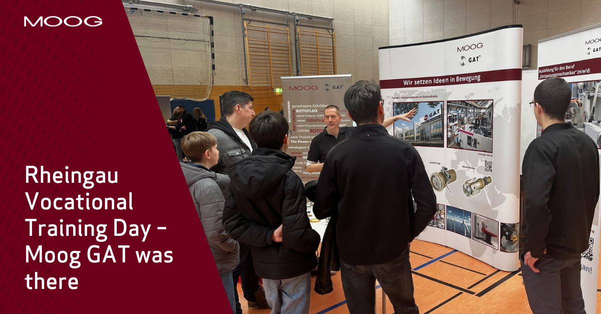 Moog GAT at the Rheingau Vocational Training Day
