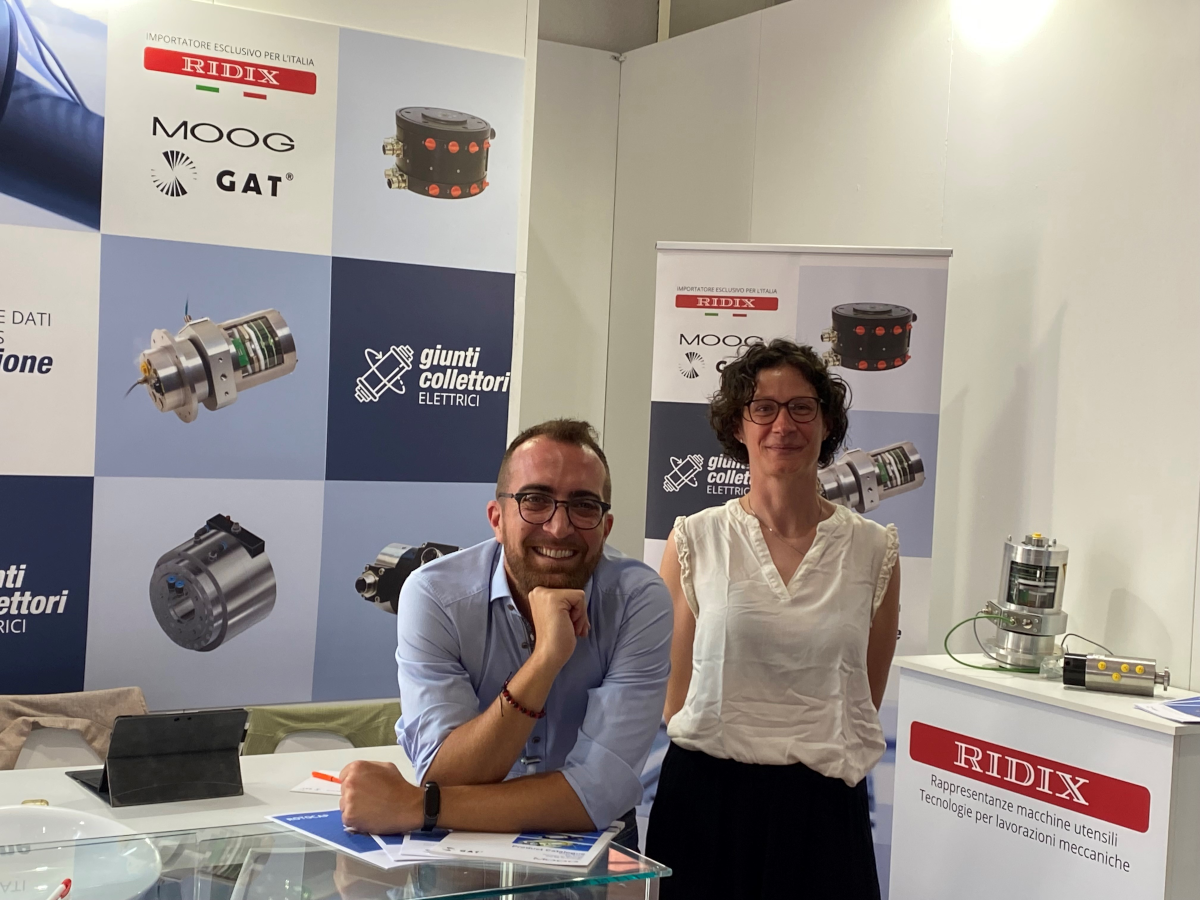 Ridix and Moog GAT team of experts at SPS Italia