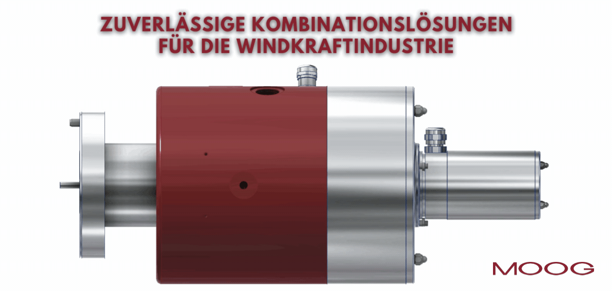 Moog ROTOKOMBI für Windturbinen mit berührungsloser, kapazitiver Übertragungstechnologie