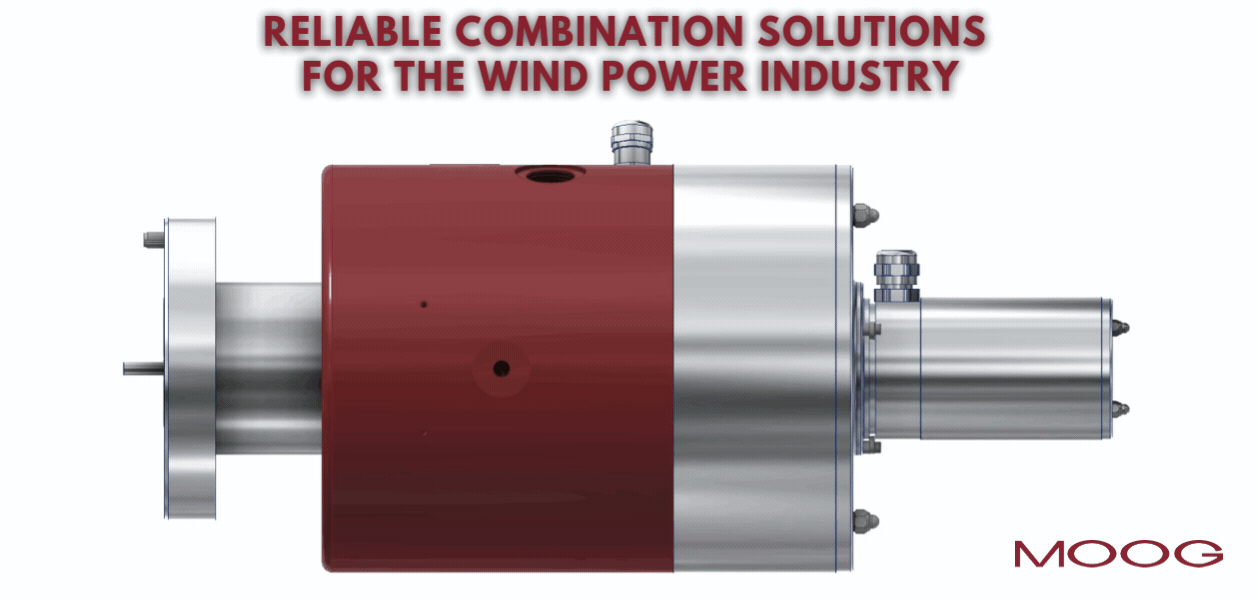 Moog ROTOKOMBI for wind turbines with contactless, capacitive transmission technology