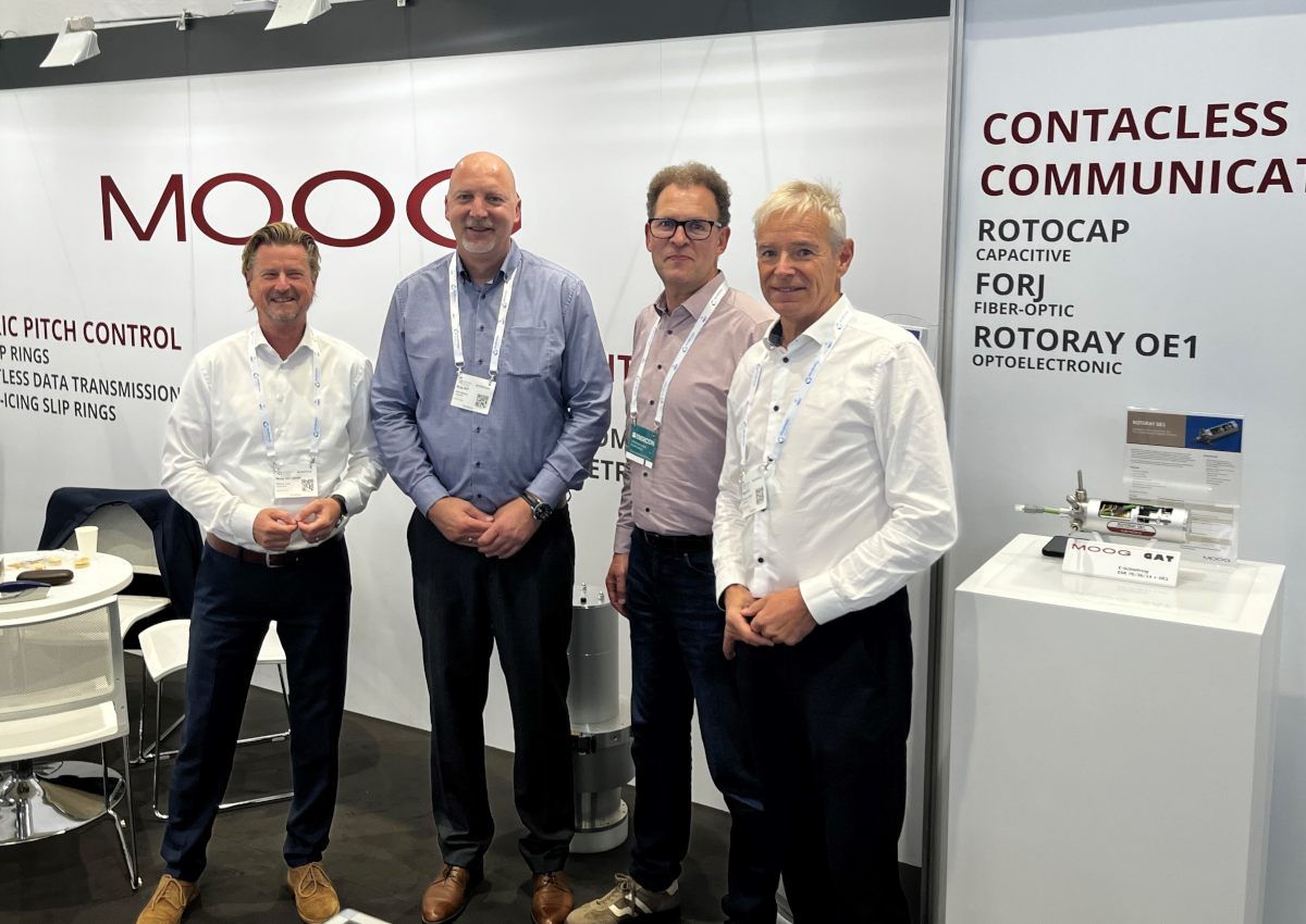 Moog team of experts at WindEnergy HH 2026